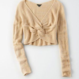 AE Studio Women's Twist Front Sweater